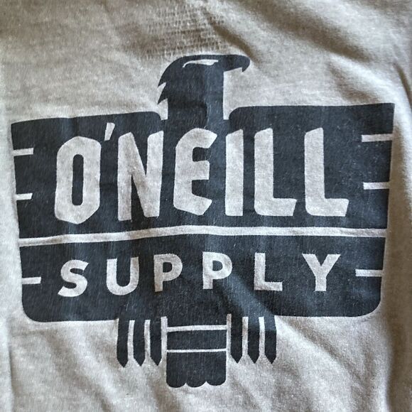 O’Neill Pigment Dye 100% Cotton Long Sleeve Crewneck Graphic Tee T-Shirt Sz L - Picture 5 of 7